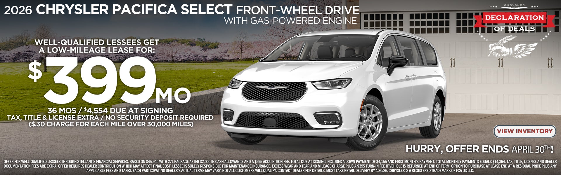 2026 Chrysler Pacifica