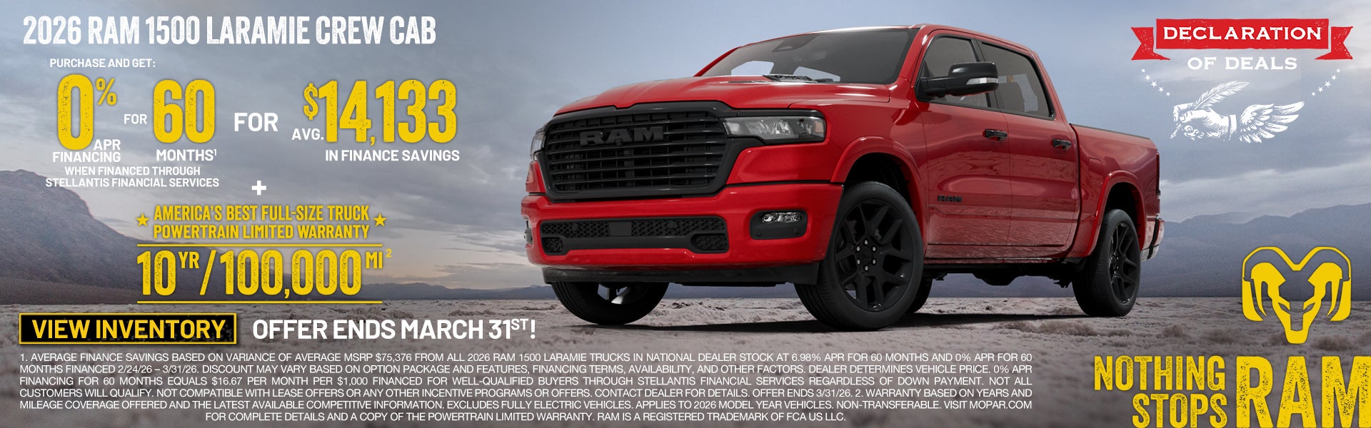 2026 RAM 1500 LARAMIE