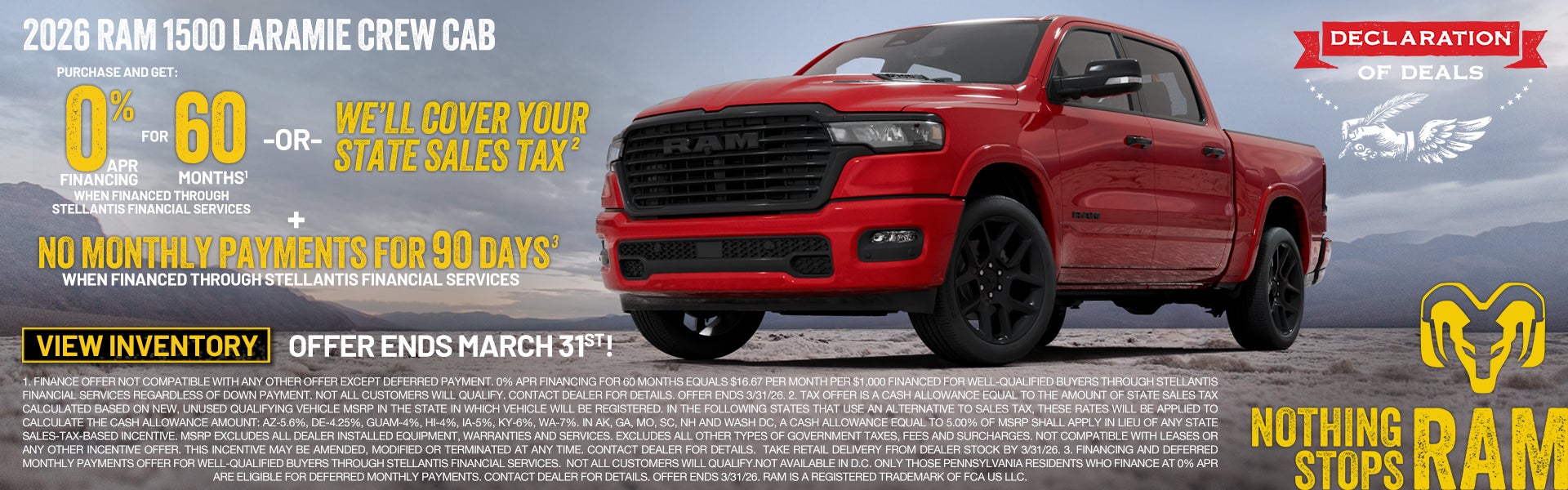 2026 RAM 1500 LARAMIE